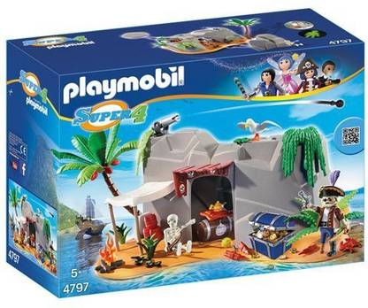 Playmobil Super 4 Pirate Cave Building Kit