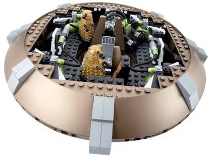 Genrc Doctor Who Character Building Dalek Spaceship Set (6+)