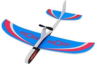 Genrc Mitoot Super Capacitor Electric Airplane Hand Throwing Aircraft Free-Flying Fix Wing Foam Glider Little Stars Diy Plane Model Ed