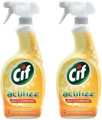 Cif Actifizz Multi Purpose Cleaner Lemon 700ml Pack Of 2 Kitchen Cleaner