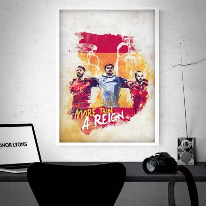 Cool, Trendy, Quirky Posters "More than a reign oil painting design", Rolled Posters Frame not Included (12 x 18 IN) (Multicolored PST7369) Fine Art Print