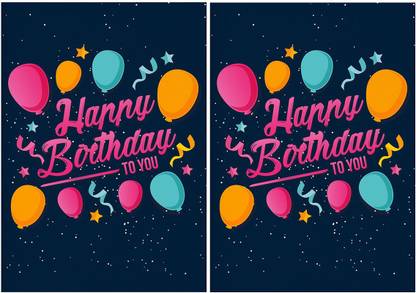 Combo Posters Set Of 2 Quotes/Signs/Symbols Combo Posters Pretty Happy Birthday To You in Cute Silver Background Rolled Posters No Frames Included, Office And Home Decor (12 X 18 Inches) are the combinations of 2 posters which will make your wall look awesome. They are of same size i.e. 12*18 inches. Please note that wall frames are not included with these posters. Paper Print