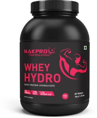 Nakpro Whey Protein Hydrolysates (Natural Raw Pure Unflavored Hydro Whey ) - 2 kg Whey Protein