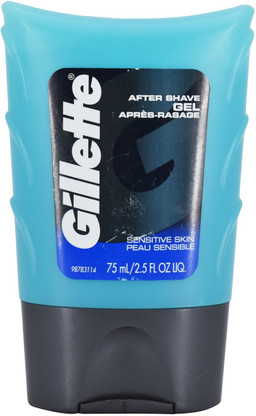 thumbnail image 2 of Gillette After Shave Gel Sensitive Skin – 2.5 Oz, 3-Pack, Alcohol-Free, Men’s 2 of 2