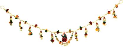 BAANSURI multicolour toran/bandarbar/bandarwal for main door/temple door Toran