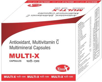 MULTI-X Multivitamin , Multimineral & Antioxidant - Blister Pack of 100 Softgel Capsule