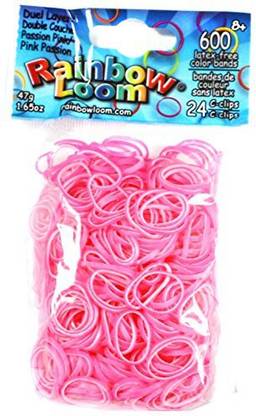 Rainbow Loom Dual Layer Bands, Passion Pink