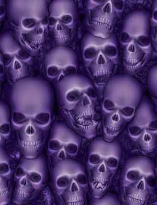 Genrc Skulls, Ghastly & Gruesome Composition Notebook - 4x4 Quad Ruled: Graph Paper, 7.44 x 9.69, 200 Pages, School Supplies Student T