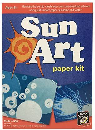 Tedco SunArt Paper Kit -12 Sheets of Light-Sensitive Paper (4 X 6)