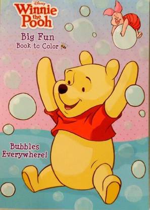 DISNEY Winnie the Pooh Bubbles Everywhere! Coloring Book