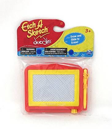 EtchASketch Etch A Sketch Doodle Magnetic Drawing Boards ~ Draw and Slide to Erase, 5 (Red)