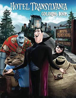 Genrc Hotel Transylvania Coloring Book: Activity Book for Kids and Adults - 40 coloring pages