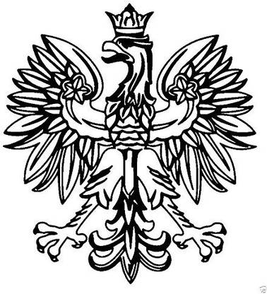 Generic Polish Eagle poland emblem bird symbol Rubber Stamps custom stamps rubber