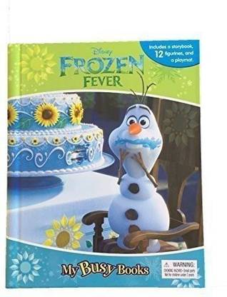 Genrc Disney Frozen Fever My Busy Book With Figurines and Playmat