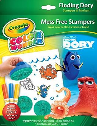 CRAYOLA Finding Dory Color Wonder Stamper & Paper Set