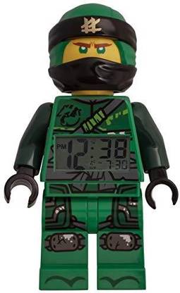 LEGO Ninjago Lloyd Minifigure (2018) Alarm Clock, 9.5", Green