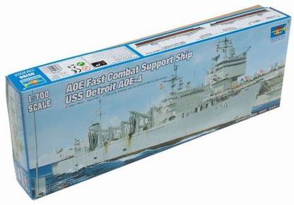 Trumpeter 1/700 Uss Detroit Aoe4 Sacramento Class Fast Combat Support Ship Model Kit