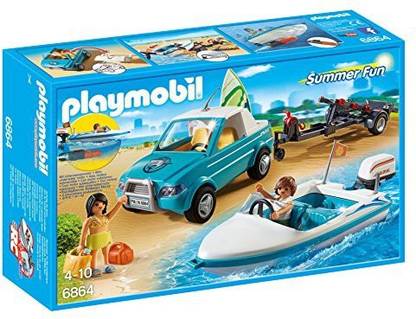 Playmobil Surfer Pickup With Speedboat