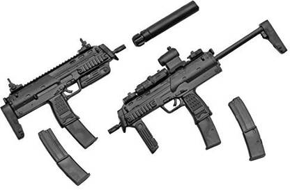 Tomytec Little Armory La009: Mp7A1 Type Plastic Model Kit