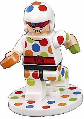 LEGO The Batman Movie Minifigure - Polka Dot Man With Stand (70917)