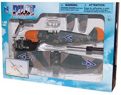 New-Ray , Ww Ii, 1:48 Scale, Messerschmitt Bf 109, Plastic Model