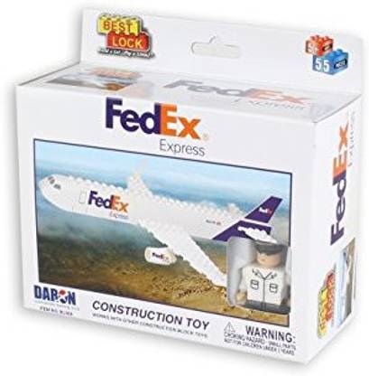 Daron Fedex Airplane Construction Toy (55 Piece)