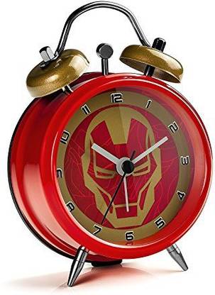 Zeon Mini Twinbell Alarm Clock - Marvel Avengers - Iron Man - 12Cm - Mar91
