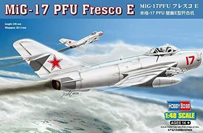 Hobby Boss Mig-17 Pfu Fresco E Airplane Model Building Kit