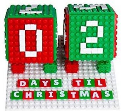Strictly Briks Countdown To Christmas Advent Calendar Set | Holiday Decorations Stem Toy Set | Building Bricks & Block Set Compatible With All