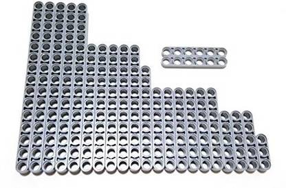 LEGO Technic Beams Set Lb Gray Size, 15, 11,9,7,6,5,3 (23 Pieces)