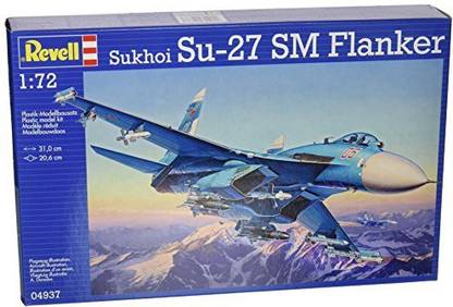 Revell /Monogram Germany Sukhoi Su-27 Sm Flanker Model Kit (1/72 Scale)