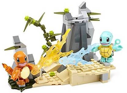 Mega Bloks Mega Construx Pokemon Squirtle Vs. Charmander