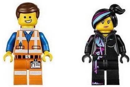 LEGO Movie Emmet & Wyldstyle Minifigures Set