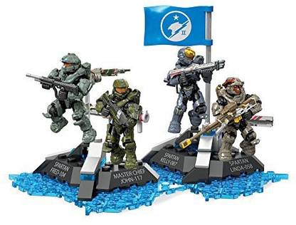 Mega Bloks Mega Construx Halo Ultimate Blue Team Building Set