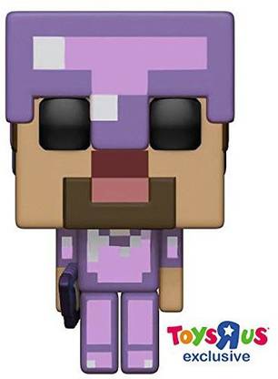 Funko Pop Minecraft Steve In Enchanted Armor (Toys R Us) Exclusive Figure # 324