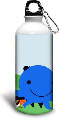 Giftix Oswald Print 750ml Metal Sipper or Water Bottle for Kids 750 Steel Bottle