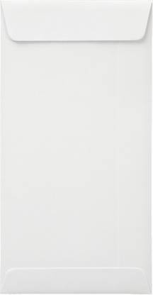 Swastikco Envelope 80GSM Paper White 9x4 inch (100 envelopes) Envelopes
