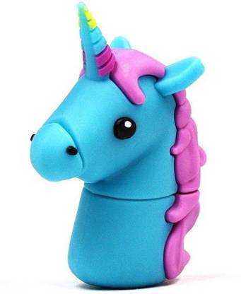 Tobo Unicorn Shape USB Flash Drive Cute Memory Stick USB 2.0 U Disk(16 GB) 16 GB Pen Drive Compatible with Desktop Computer, Laptop USB 2.0 Rubber Case