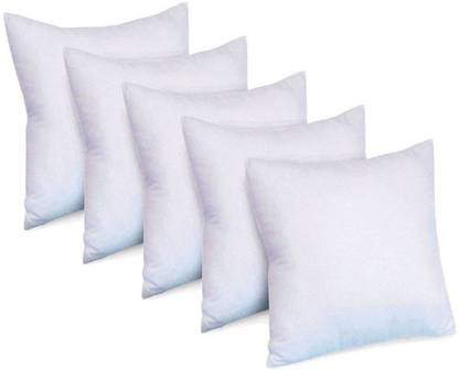 Shreejee Microfibre Solid Chair Cushion Pack of 5