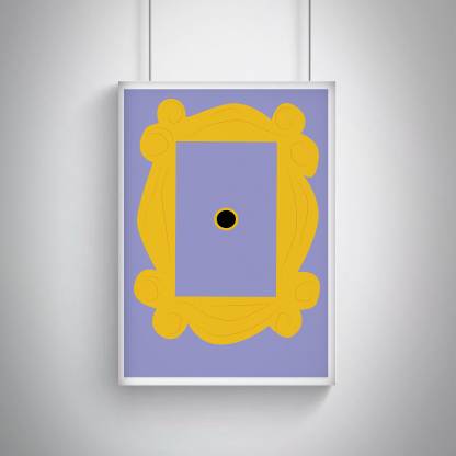 Cool, Trendy, Quirky Posters "Friends Purple door " Add some quirkiness to your walls Rolled Posters Frame not Included (12 x 18 IN) Fine Art Print