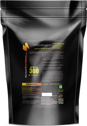 Barbell Nutritions.com L-Citruline Powder - Pure - Extra Strong EAA (Essential Amino Acids)