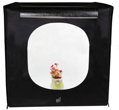 Smiledrive Portable Professional Photo Lighting Booth Box Studio With 7 Settings Dimmable Led Lights Adapter-Includes Carry Bag Square Softbox
