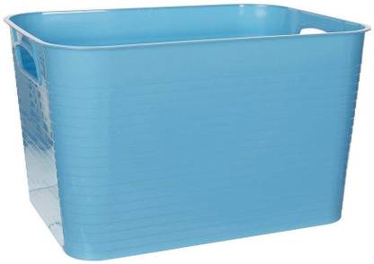Shrih Plastic Plastic Storage Container Basket Tub Rectangle Storage Basket
