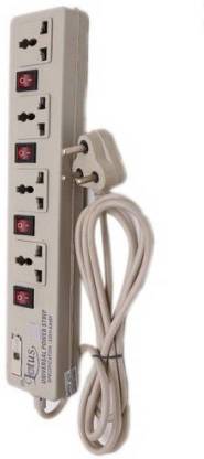 Blue Lotus New 4+4 Power Extension Board 4  Socket Extension Boards