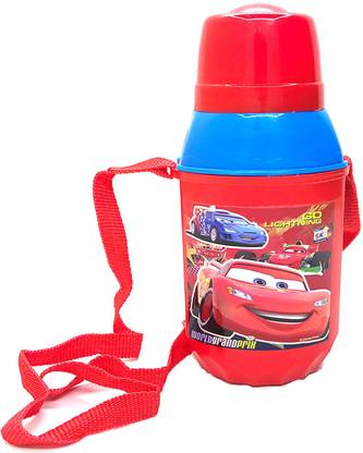 फनकार्ट Cars sipper straw water bottle with leakproof cap (600 ML) 600 ml वाटर बॉटल