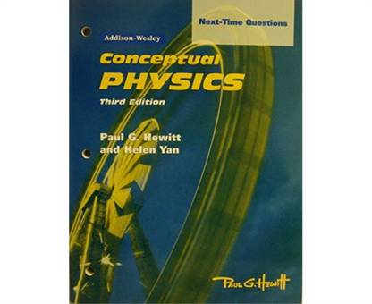 Conceptual Physics 3rd ed. Next Time Questions