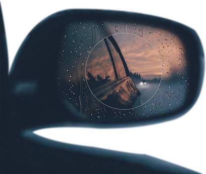 Robobull Cllear Anti-Fog Film for Car Mirror Rain Blocker