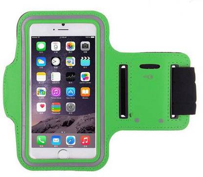 IMPRO Arm Band Case for Adjustable Workout Band, Jogging Exercise Gym Activities Case for Mobile (Green)