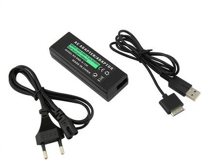 TCOS Tech PSP GO Power Adapter with USB Cable Gaming Adapter