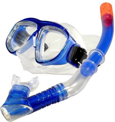 Alwick Adult Combo Face Mask Goggles And Snorkel Swimming Goggles Breathing Tube Set Swimming Kit